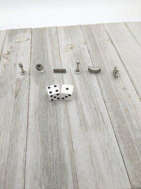 Monopoly ESPN Replacement Set of 6 Replacement Tokens Pieces Movers